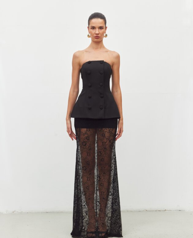 Daniela Transparan Uzun Etek